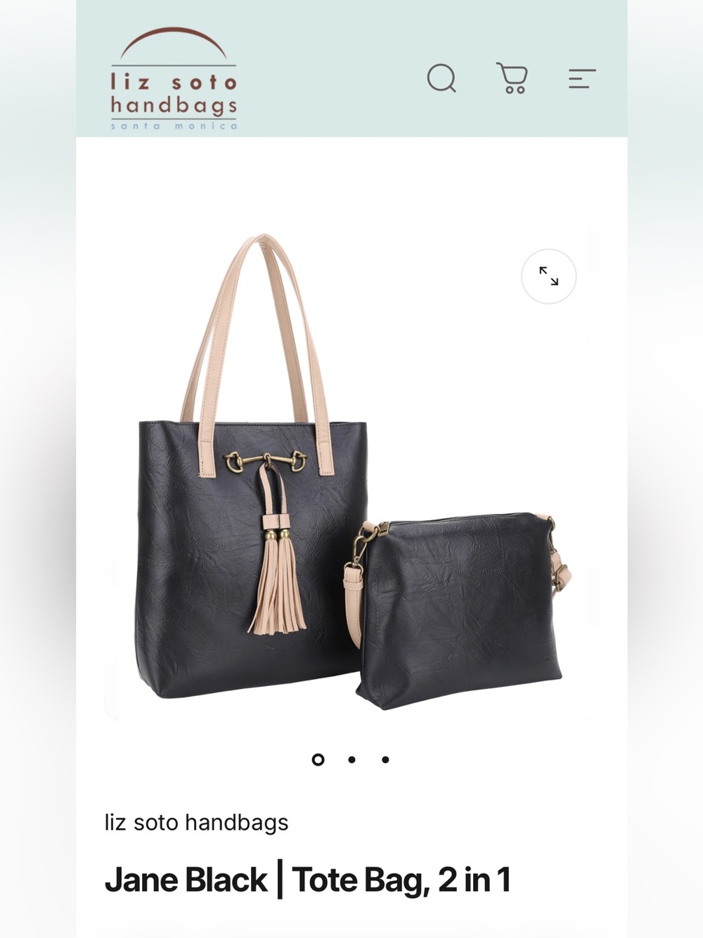 Liz Soto Jane Tote Bag — 2-in-1